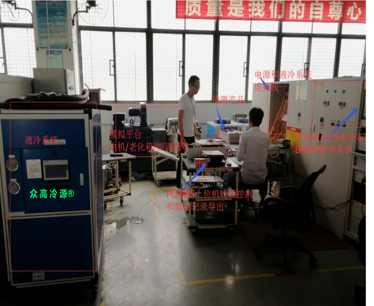 水冷板性能测试平台 液冷散热器热阻测试系统 谷瀑环保