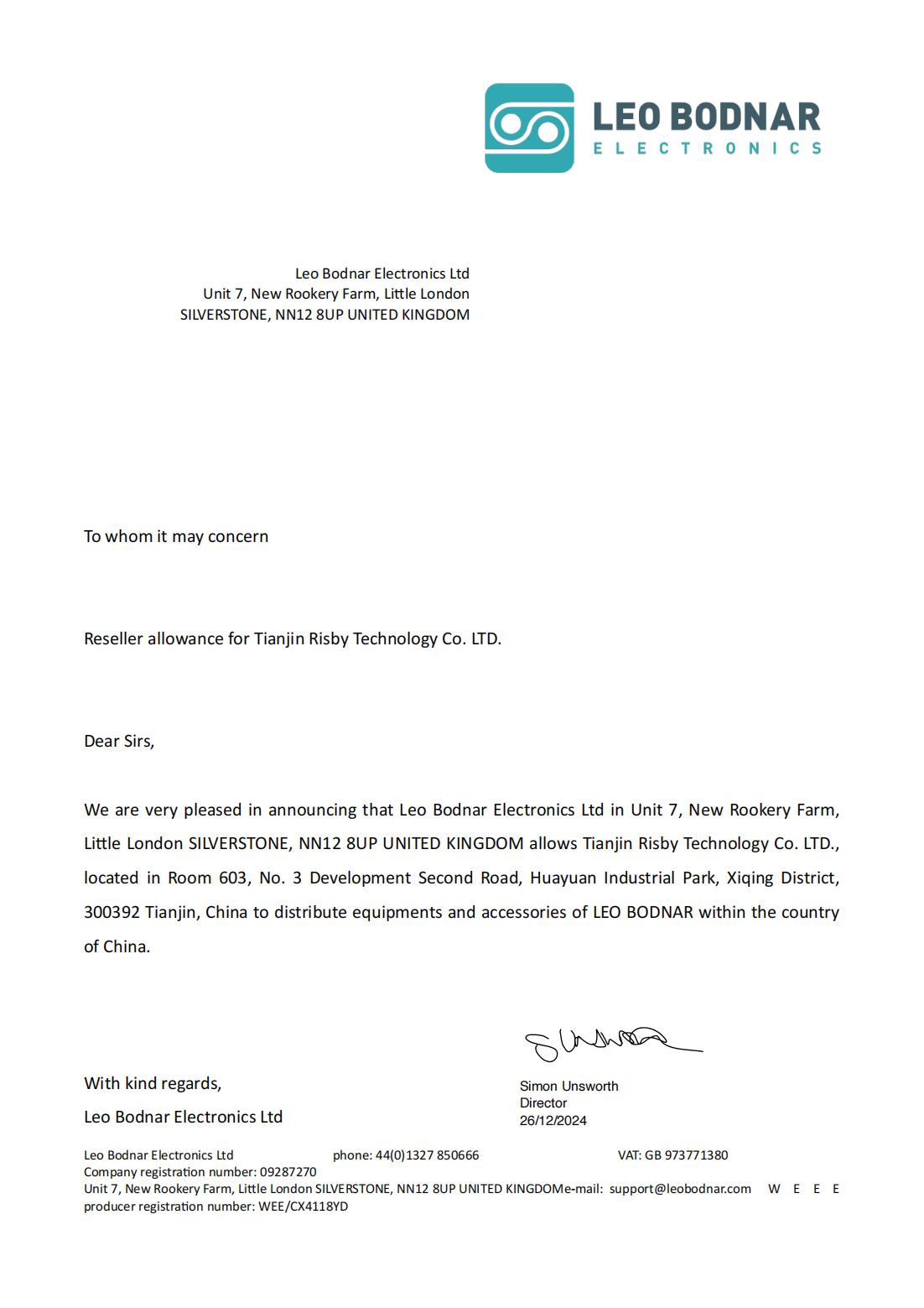 英国Leo Bodnar代理证